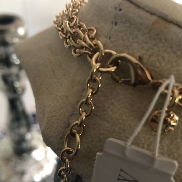 NWT J.Crew Three-Layer Faux Pearl Necklace With Multicolored Beads - Picture 4 of 6